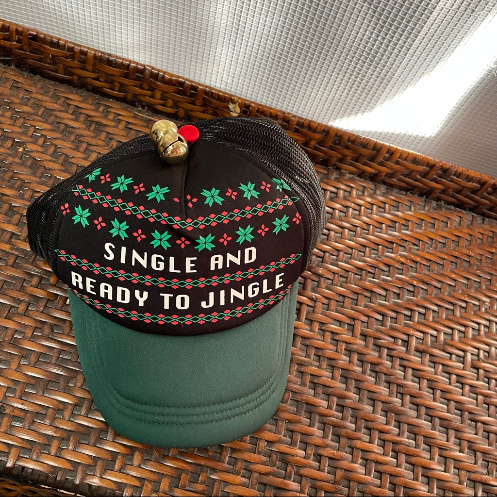 Christmas Sweater Hat Single & Ready To Jingle